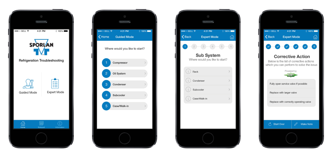 Sporlan : Refrigeration Troubleshooting App